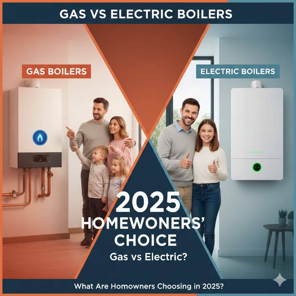 Gas vs Electric Boilers: What Are Homeowners Choosing in 2025?