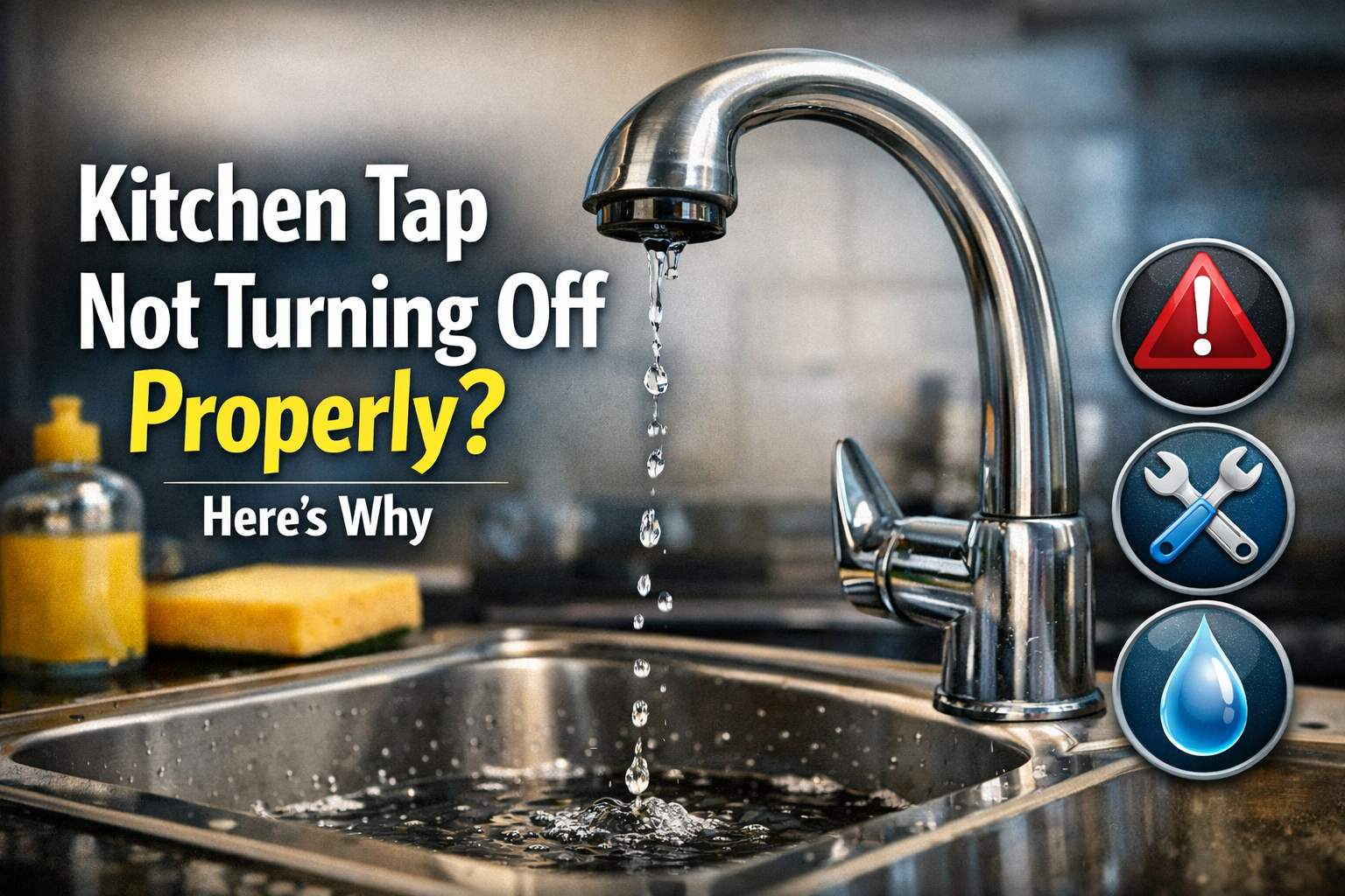 Kitchen Tap Not Turning Off Properly? Here’s Why